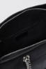 Maxi shopper con logo embossed • Nero