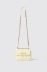 Mini shoulder strap matelasse' e logo in metallo • Giallo