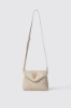 Mini shoulder strap doppio matelasse' glp in metallo • Safari