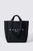 Maxi shopper con logo ricamato • Nero