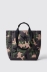 Maxi shopper con logo ricamato • Camouflage