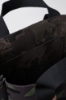 Maxi shopper con logo ricamato • Camouflage