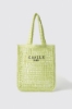 Reg shopper con logo ricamato • Lime