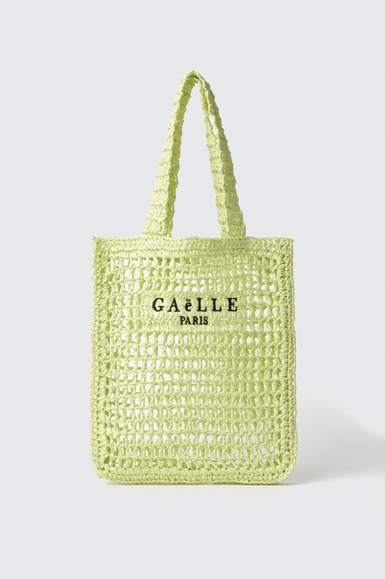 Reg shopper con logo ricamato • Lime