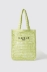 Reg shopper con logo ricamato • Lime
