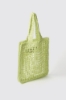 Reg shopper con logo ricamato • Lime