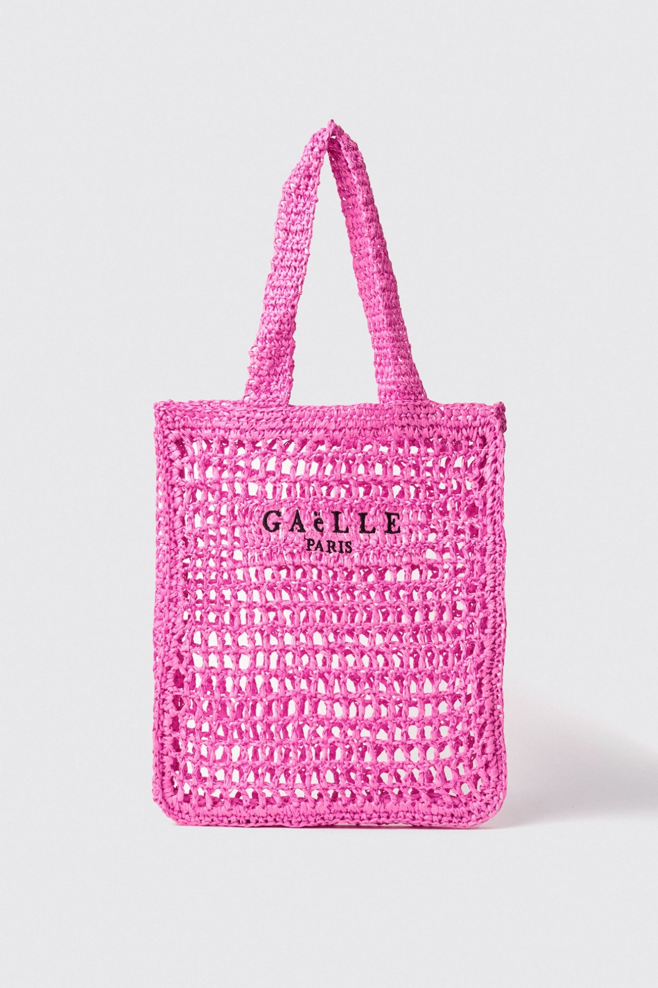 Reg shopper con logo ricamato • Fucsia