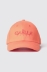 Cappello con visiera e logo ricamato • Arancione