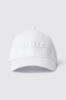 Cappello con visiera e logo ricamato • Bianco