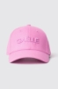 Cappello con visiera e logo ricamato • Rosa