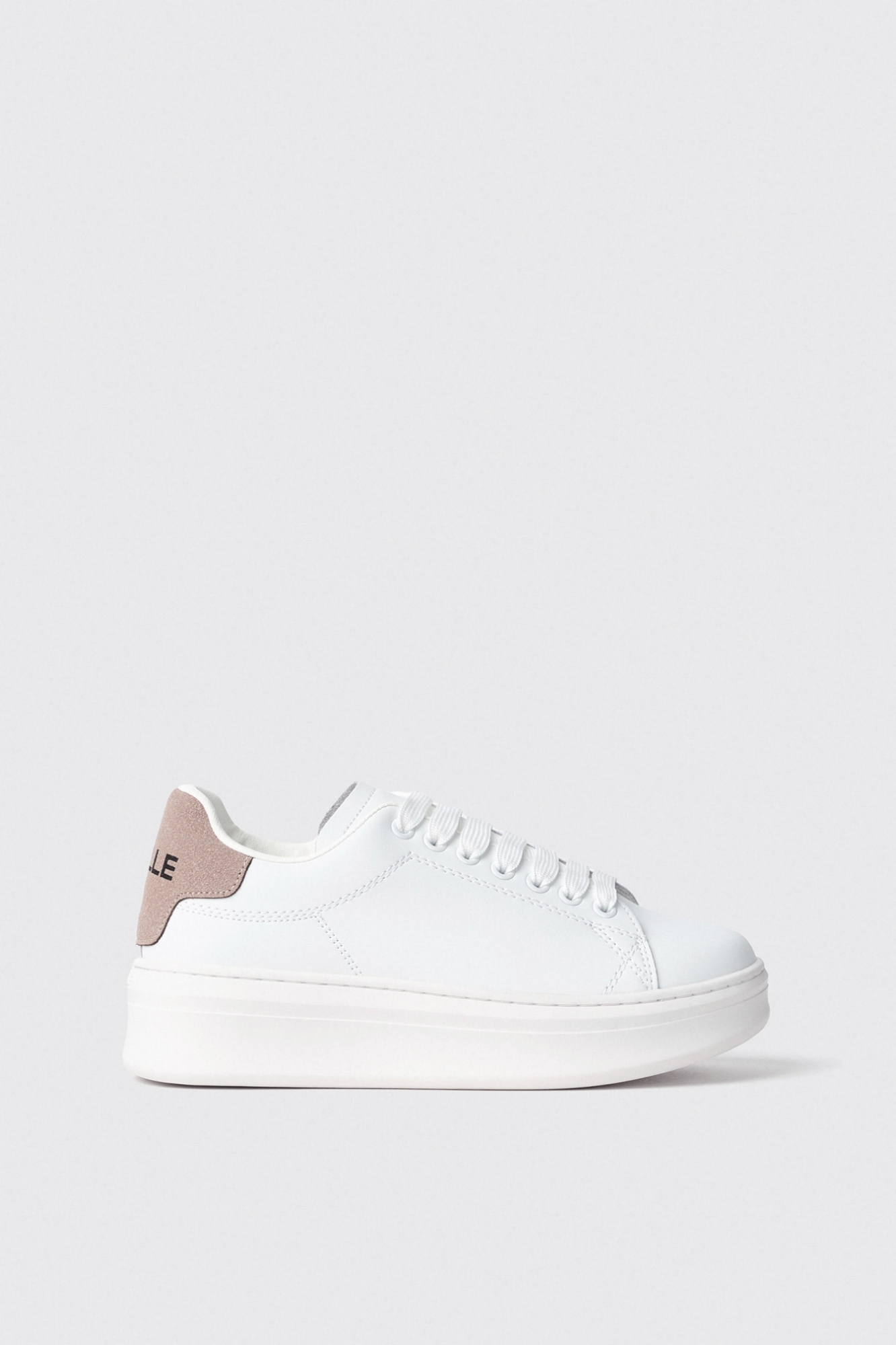 Sneakers addict in action leather con inserto in suede • Safari
