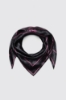Foulard stampa allover • Nero