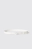 Mini belt con fibbia maxi g • Bianco