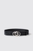Reg belt con fibbia maxi g • Nero argento