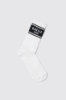 Calze in cotone con logo • Bianco