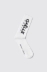 Calze in cotone con logo • Bianco