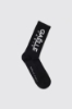 Calze in cotone con logo • Nero