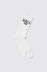 Calze in cotone con logo • Bianco