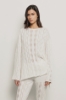Maglia punto mosso • Madreperla