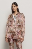 Camicia regular in raso stampato • Macula multicolor