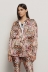 Camicia regular in raso stampato • Macula multicolor