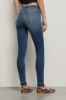 Pantalone mandy skinny carry over con morsetti • Blu
