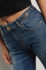 Pantalone mandy skinny carry over con morsetti • Blu