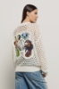 Bomber in maglia • Madreperla