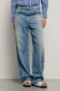 Pantalone boy straight loose fit • Blu