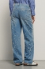 Pantalone boy straight loose fit • Blu