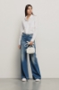 Pantalone boy palazzo • Blu