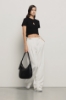 Reg hobo con logo patch embossed • Nero