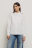 Camicia con applicazione morsetti • Bianco