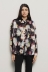 Camicia regular in raso stampato • Nero