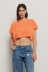 Crop in maglieria • Arancio