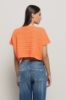 Crop in maglieria • Arancio