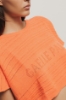 Crop in maglieria • Arancio