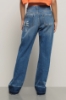 Pantalone boy low waist straight • Blu