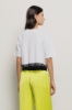 T shirt crop paricollo • Bianco