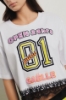 T shirt crop paricollo • Bianco