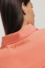 Camicia over con tasche in popeline • Arancio