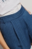 Short con piegoni e tasche nel fianco e boxer elastico • Blue