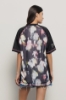 T-shirt paricollo raglan • Nero