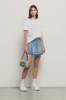 Gonna in denim • Blu
