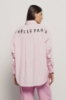 Camicia over in popeline bastonetto • Rosa orchidea