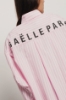 Camicia over in popeline bastonetto • Rosa orchidea