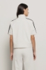 Felpa zippata collo alto • Bianco