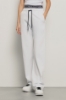 Pantalone con elastico logato • Bianco