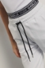 Pantalone con elastico logato • Bianco