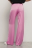 Pantalone morbido in raso • Rosa orchidea